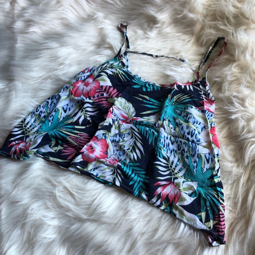 Floral tank top